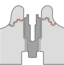 250 6.ModelDieWithBoreProcessorControl.ModelGingivaMaskRetentionBallSeparation.gif